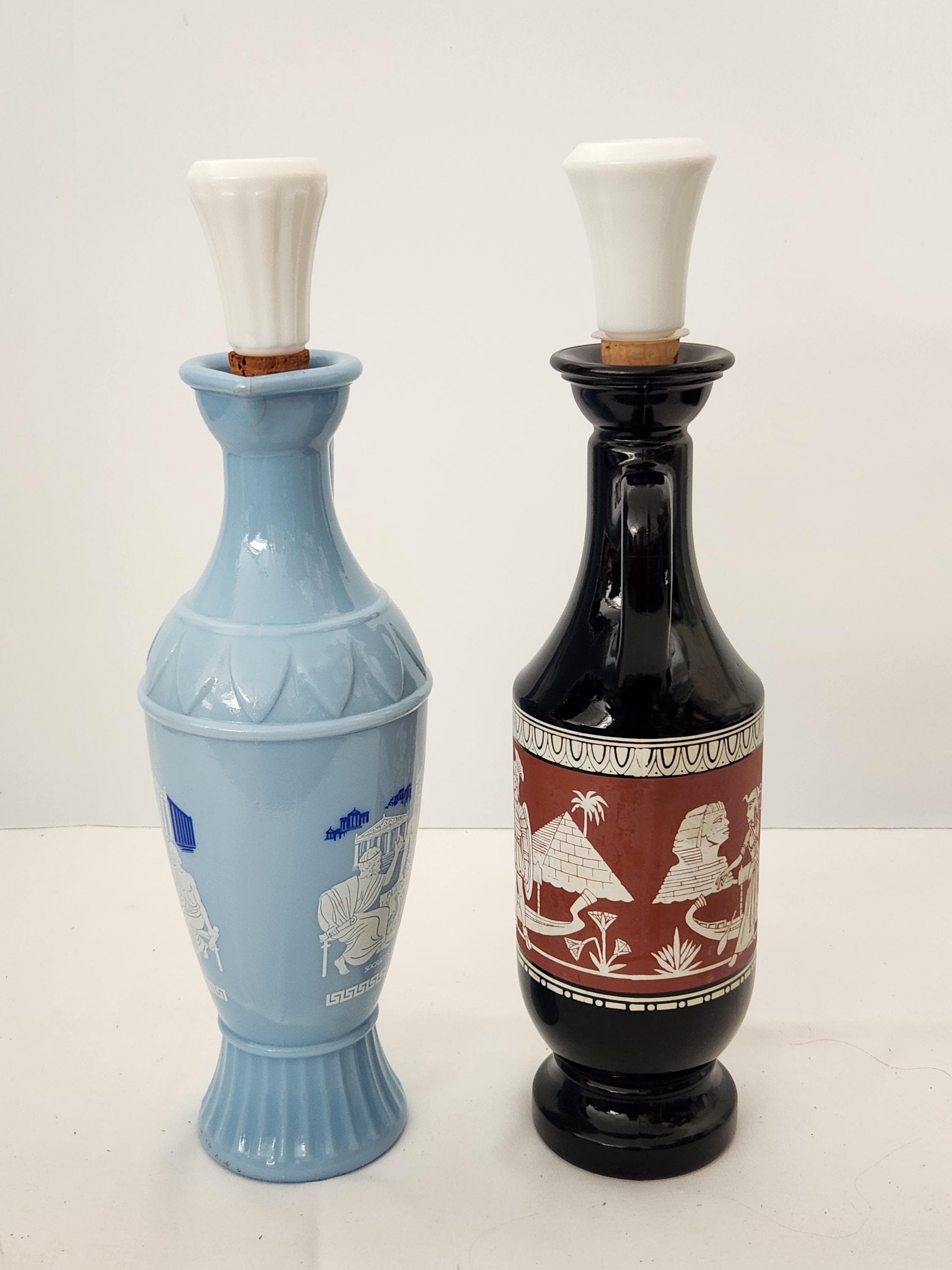 1960s Jim Beam Empty Bourbon Whiskey Egyptian Urn Decanter, 1961