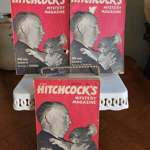 1971 Alfred Hitchcock&#39;s Mystery Magazine, January 71, 3 available. All front and back covers are intact.