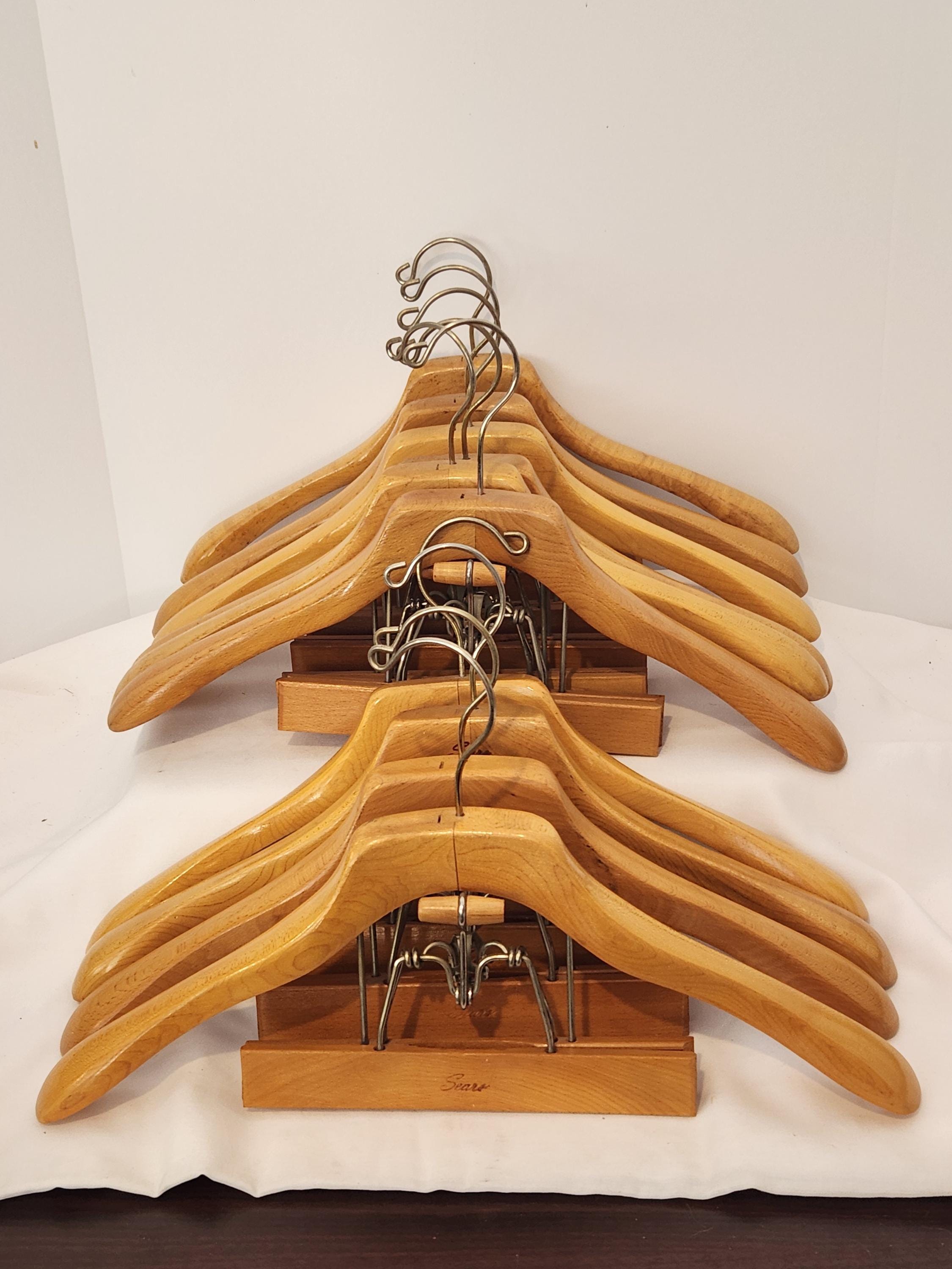 Antique Wood Hangers - Etsy