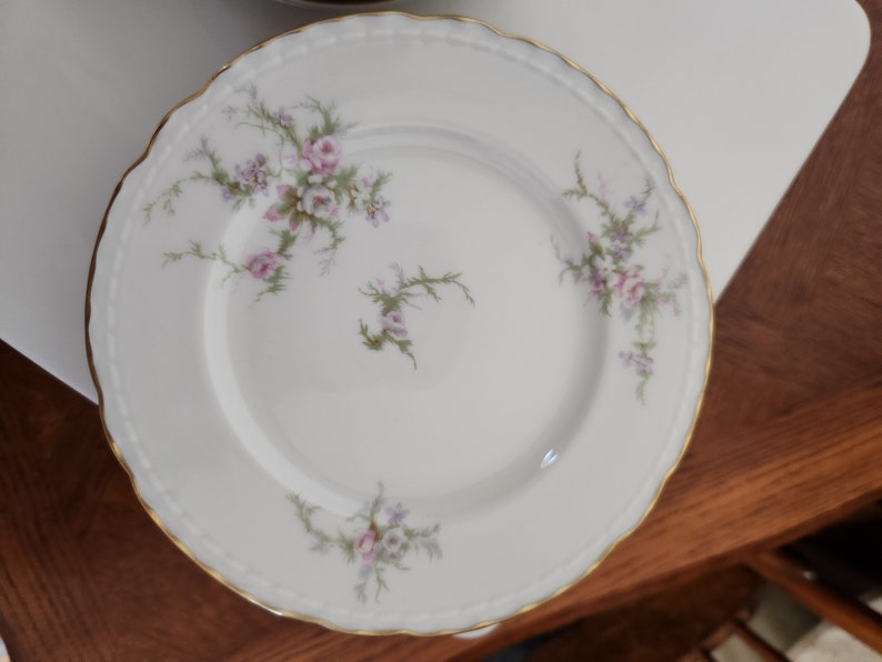 11 Pc Vogue Fine China Susanna Pattern Bread and Butter Etsy