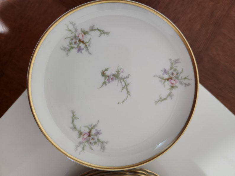 11 Pc Vogue Fine China Susanna Pattern Bread and Butter Etsy