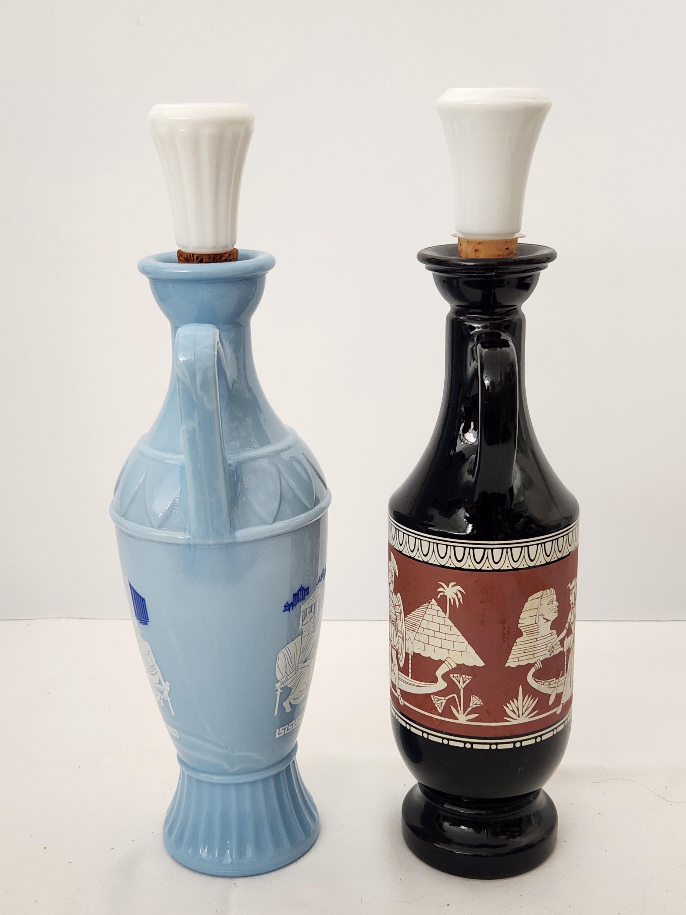 1960s Jim Beam Empty Bourbon Whiskey Egyptian Urn Decanter, 1961