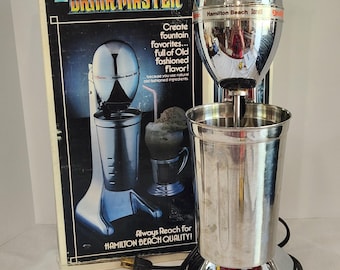 ハミルトンビーチ ドリンクマスター、アルミカップとモルトグラス付き