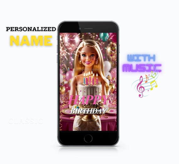 Barbie happy birthday video hotsell