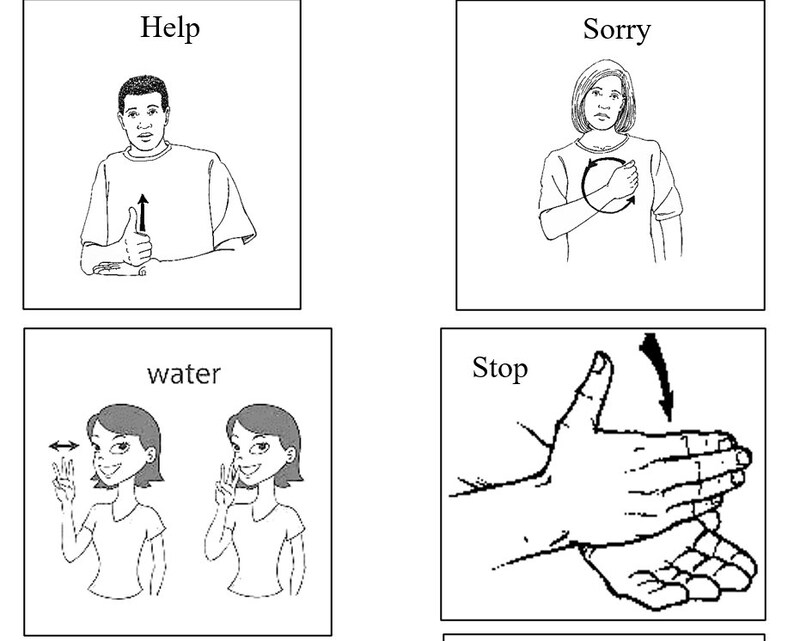 ASL Basics Cheat Sheet Etsy