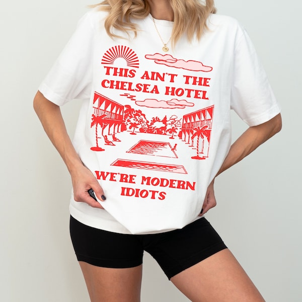 Taylor Swift "Tortured Poets" Chelsea Hotel Graphic T-Shirt for Swifties & Music Fans