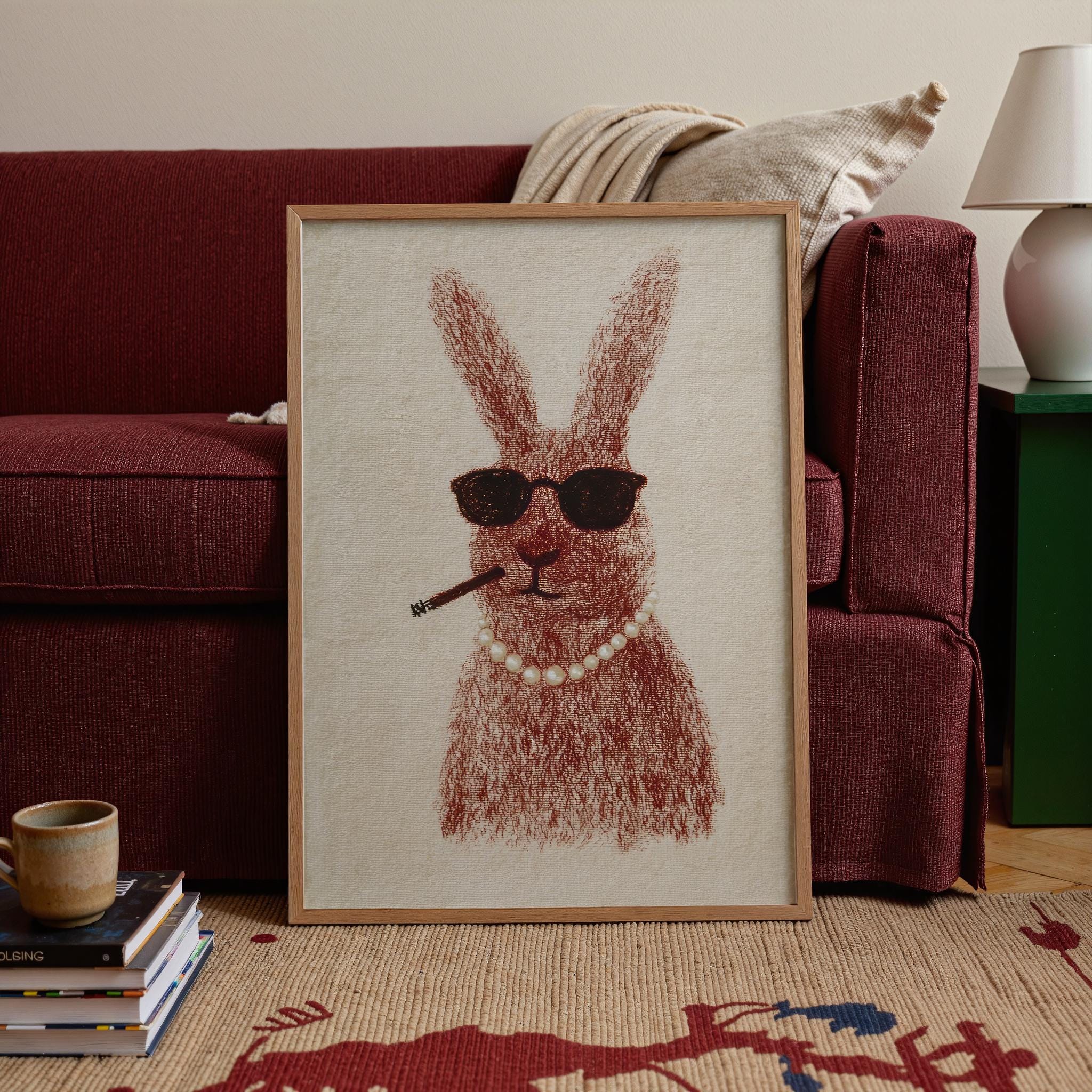 Bad Bunny Poster Frame - Etsy