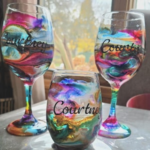 Multi Color 20 Oz Glasses - Etsy