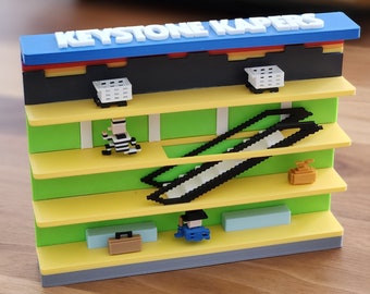 Atari 2600 Diorama - Keystone Kapers - Art / Shelf Decor