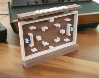 Atari 2600 Diorama - COMBAT - Art / Shelf Decor / Game Room