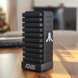 Atari 5200 カートリッジタワー (カートリッジ 10 個) ケース / オーガナイザー / ストレージ / ホルダー