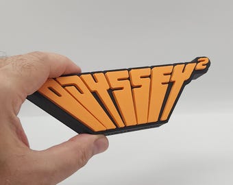 Magnavox Odyssey 2 Logo 6.7" / 170mm Solid Sign for Gaming Decor / Art / Shelf Display