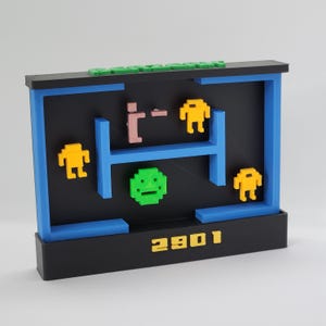 Atari 2600 Diorama - Berzerk - Art / Shelf Decor / Game Room