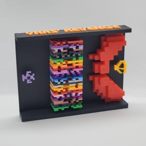 Atari 2600 Diorama - Yars&#39; Revenge - Art / Shelf Decor / Game Room