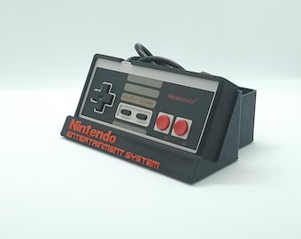 Display Stand for Nintendo NES Controller + Case / Joystick / Decor / Game Room