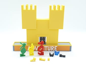 Atari 2600 Diorama - Adventure - Art / Shelf Decor / Game Room