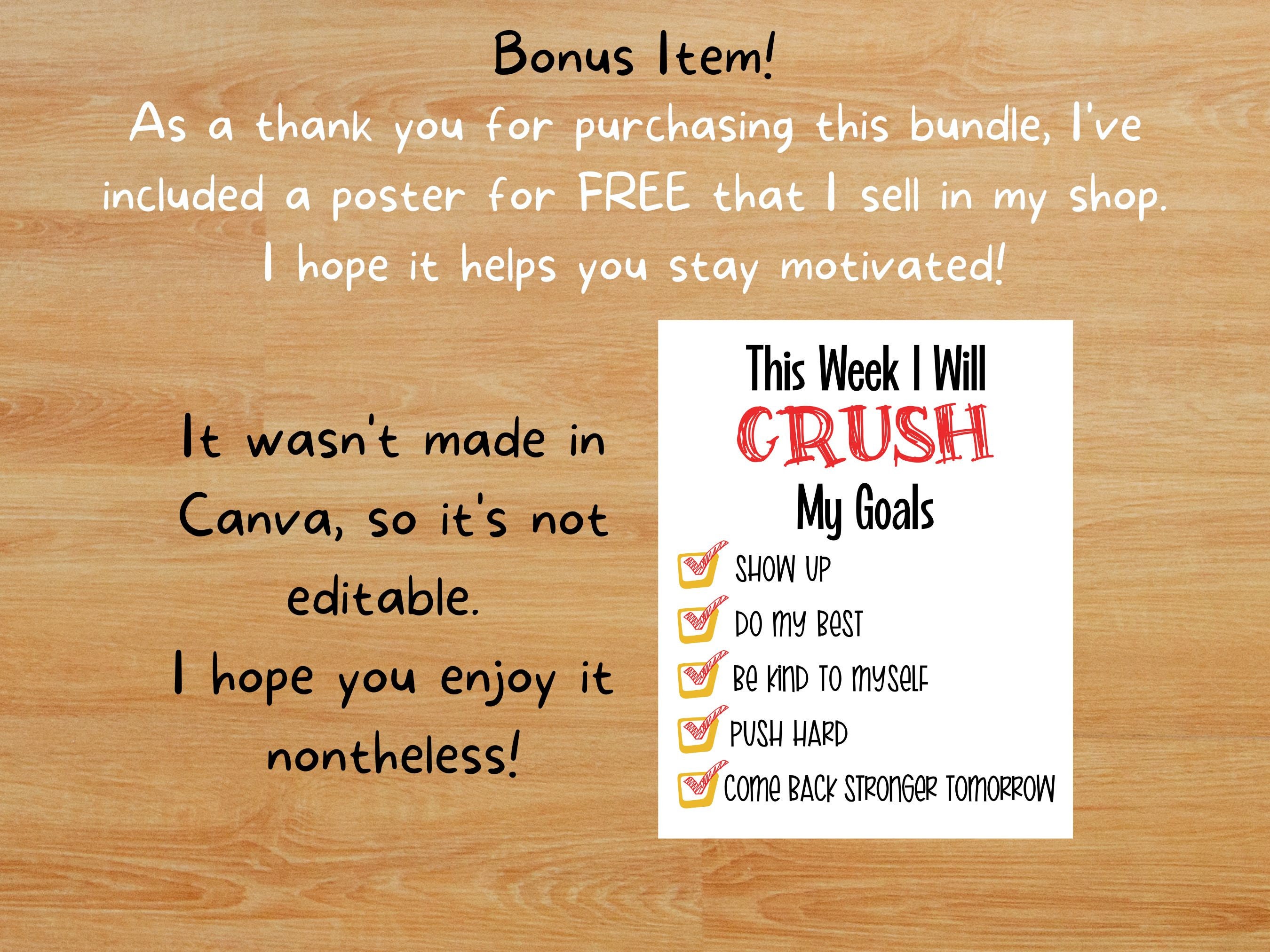 FREE PRINTABLE 75 SOFT CHALLENGE TRACKER visual data 4