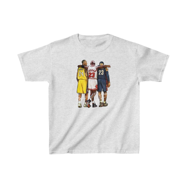 Basketball Legends Youth T-Shirt, 2000s Basketball, 90s Basketball, Retro Shirt, Streetwear, Gift Shirt Kids Heavy Cotton™ Tee image 9