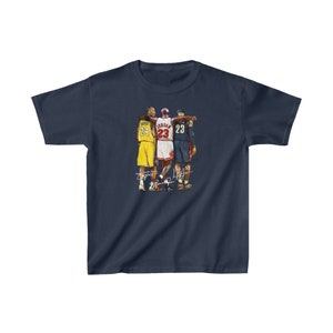 Basketball Legends Youth T-Shirt, 2000s Basketball, 90s Basketball, Retro Shirt, Streetwear, Gift Shirt Kids Heavy Cotton™ Tee image 4