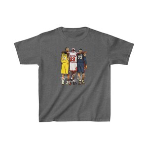 Basketball Legends Youth T-Shirt, 2000s Basketball, 90s Basketball, Retro Shirt, Streetwear, Gift Shirt Kids Heavy Cotton™ Tee image 10
