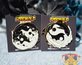 YinYang Animals Enamel Pin
