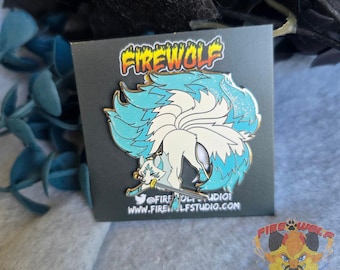 Blue Fox Enamel Pin