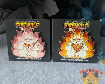 Kitsune Enamel Pin