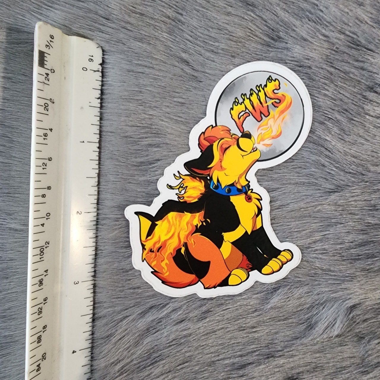 Fire Wolf Studio Full Body Stickers - Etsy