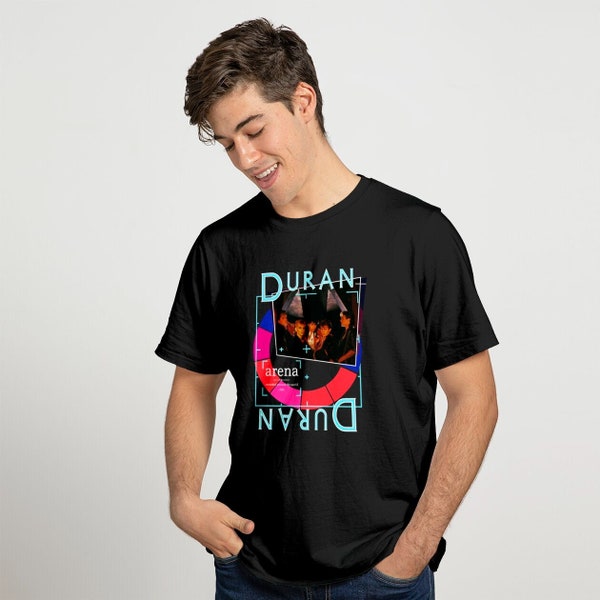T-shirt Duran Duran US Tour, Cotone Pesante Bianca - Taglie Regolari