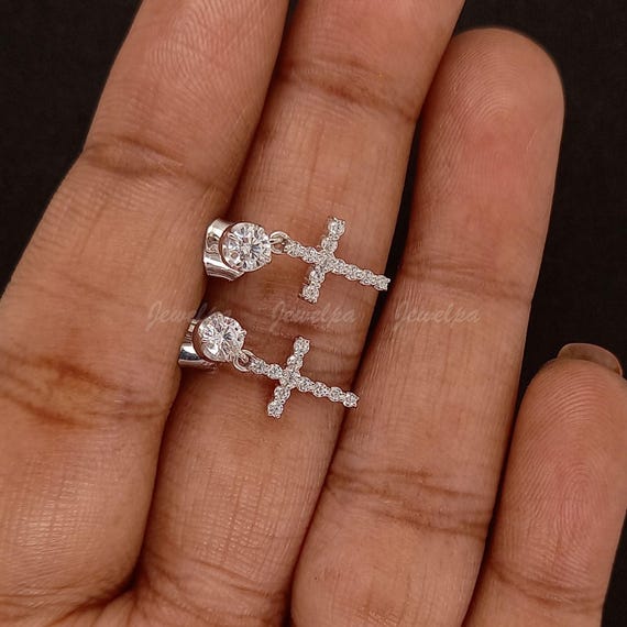 Orecchini Pendenti In Argento Pavé - Italia - Foto 13