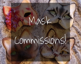 Cat mask Commissions! Open (READ DESCRIPTION)