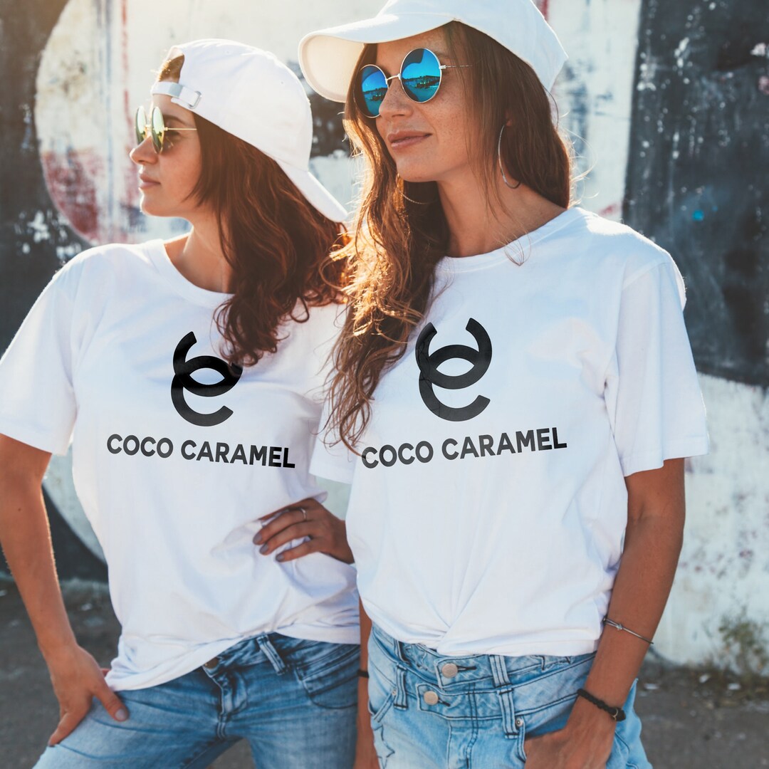 Coco Caramel Trending Fake Designer Look Clothing Shirt Etsy