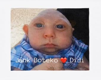 Manta de peluche Jank Boteko Heart Didi