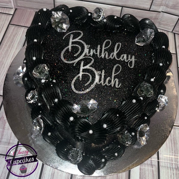 Zodiac Cake Charm, Happy Birthday Charm, Happy Birthday Cake Charm, Custom Phrase Charm, Party Supplies, Heart Cake Topper, Vintage Birthday