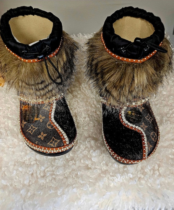 Croc fur boots best sale
