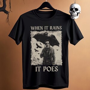 Edgar Allan Poe Shirt: Gothic Dark Academia Reading Lovers Gift