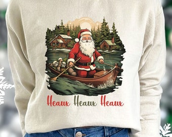 Cajun Santa Christmas Sweater, Funny Louisiana Holiday Shirt