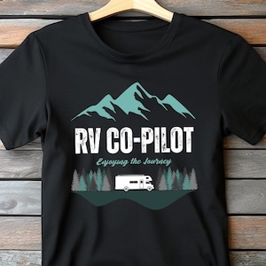 RV Co-Pilot T-Shirt: Funny Camping Road Trip Tee
