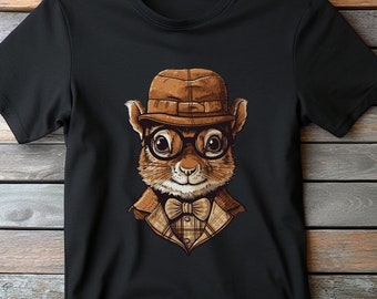 Funny Squirrel T-Shirt: Distinguished Animal Lover Gift