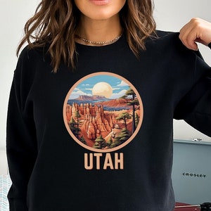Bryce Canyon Utah Sweatshirt: Unisex Travel Sweater