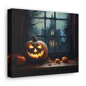 Jack O Lantern Wall Art Halloween Decor Gothic Art Dark Academia Jack O ...