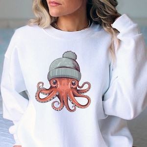 Octopus claw galaxy cheap print drawstring hoodie
