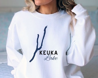 Keuka Lake Sweatshirt: Finger Lakes NY Gift