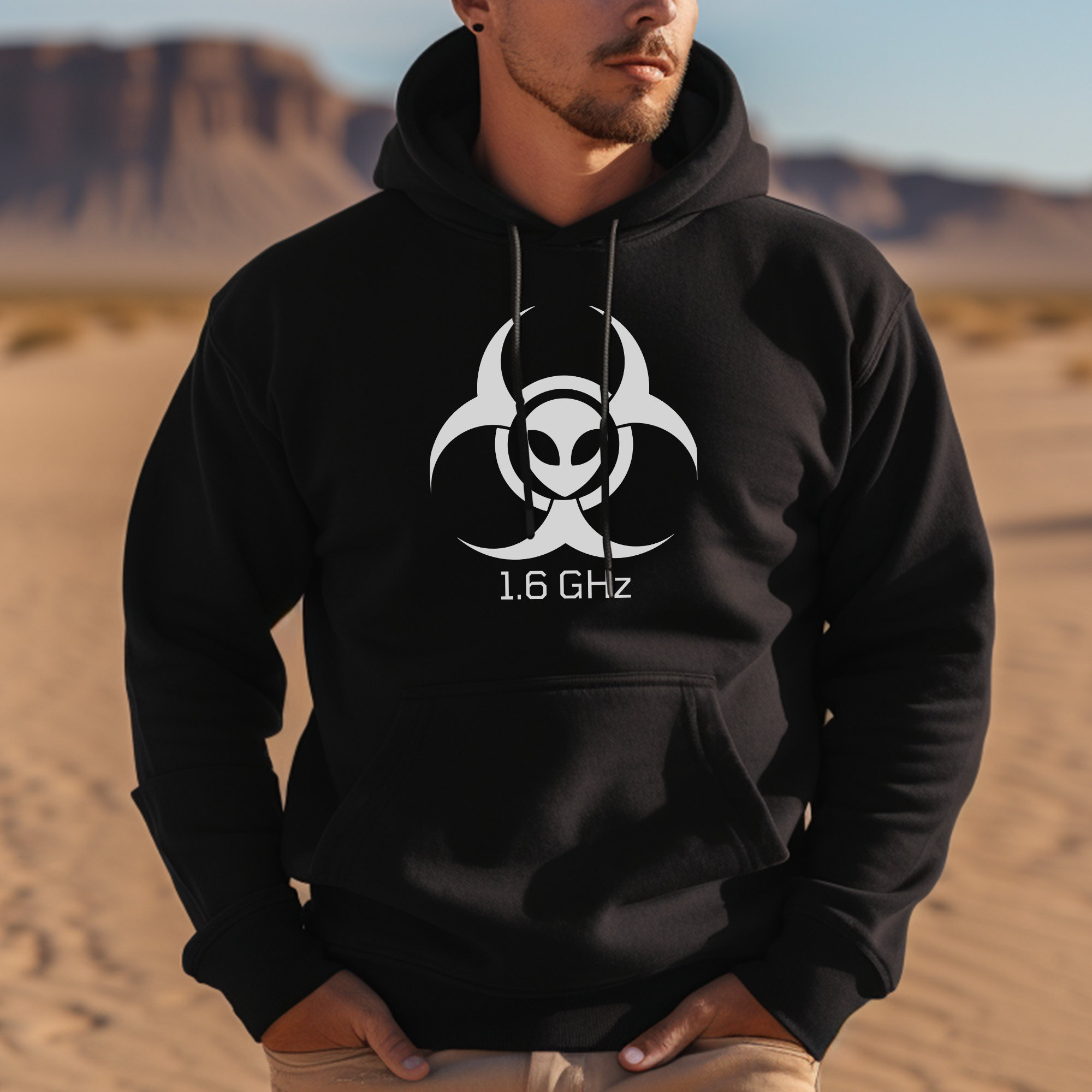 【massnoun】WITCH HUNTER II SWEATSHIRT Skinwalker Ranch 1.6 Ghz Hoodie, 1.6ghz Sweater, UFO Sweater