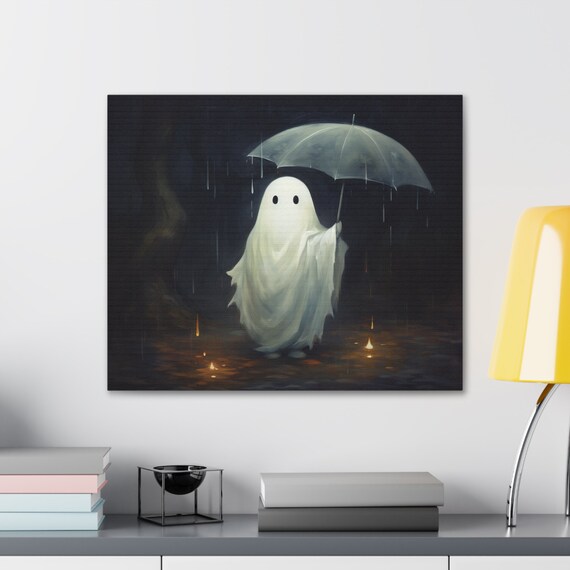 Amazon.com: Vintage Ghost Wall Art Ghost Umbrella Ghost in