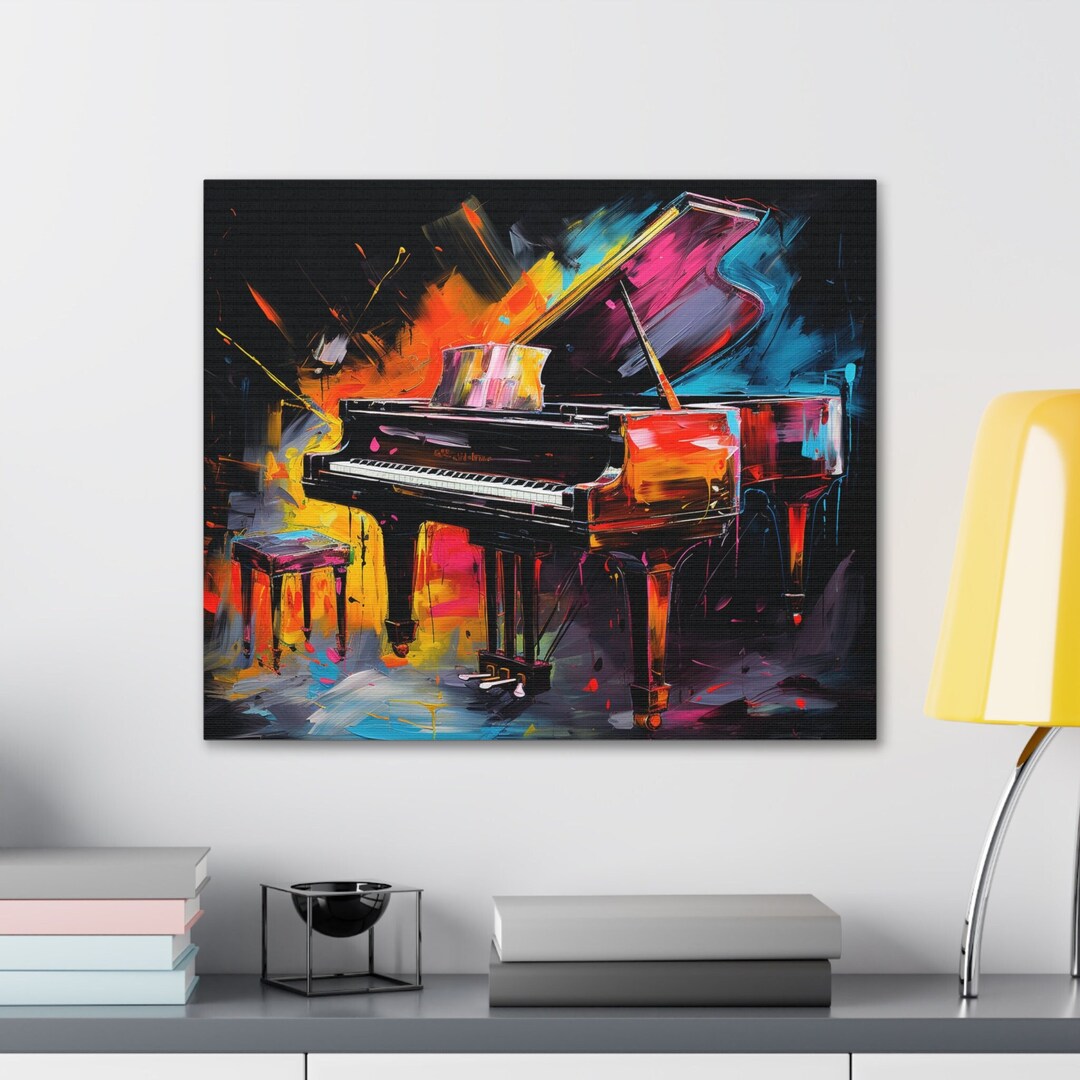 Piano - Wall Painting (LED Neon)