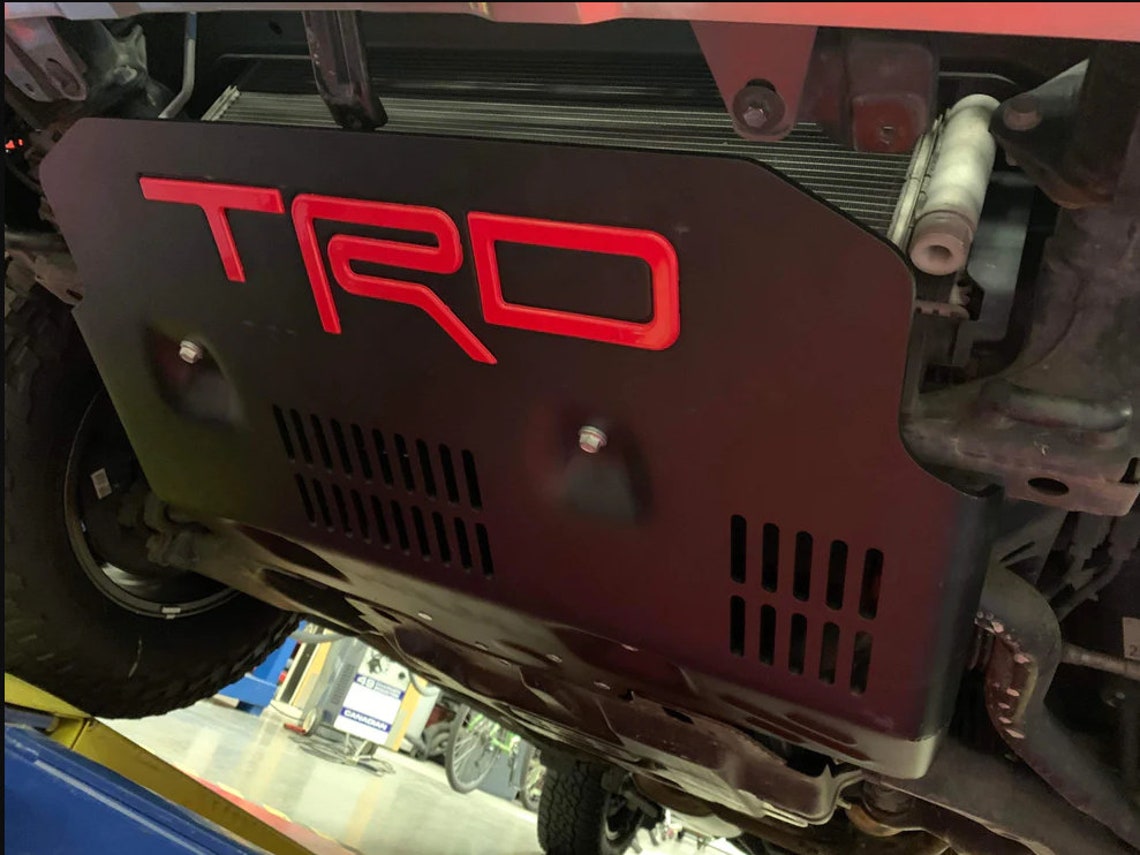 Black TRD Pro Front Skid Plate for 20162023 Etsy
