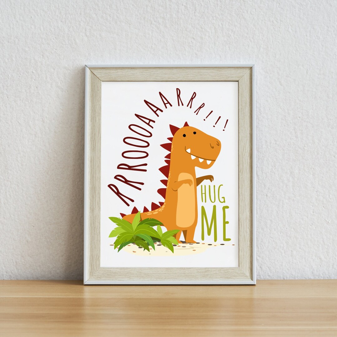Dinosaur Printable, Wall Art, Poster, Nursery Wall Print, Dinosaur ...
