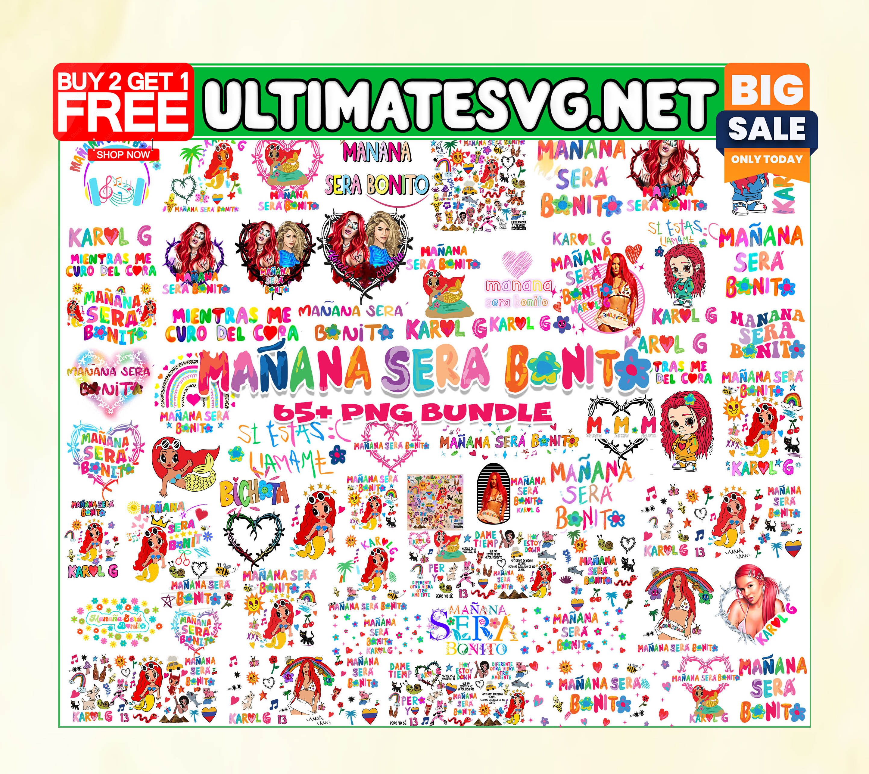Karol G Mañana Sin Ti Png Files Karol G Cricut Files Etsy