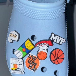 Basketball Foam Shoe Charm